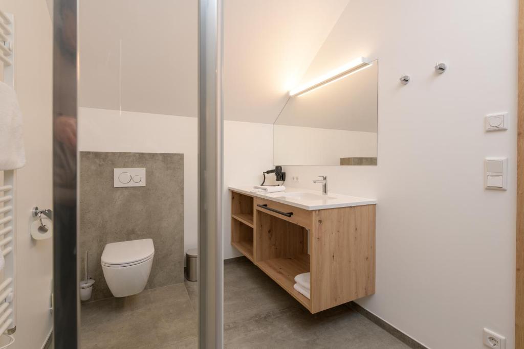 Koupelna v ubytování Hotel Schönberger