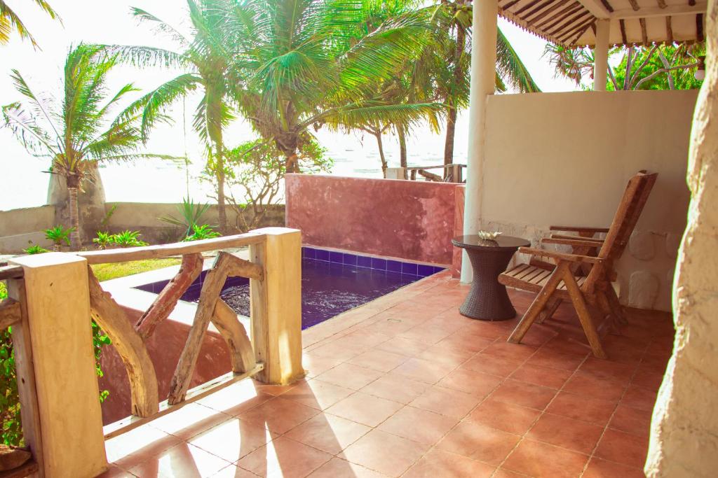 Balkón nebo terasa v ubytování Mandarin Resort Zanzibar