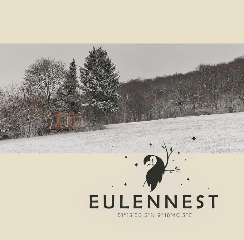 Eulennest - Tiny House im Habichtswald durante l'inverno