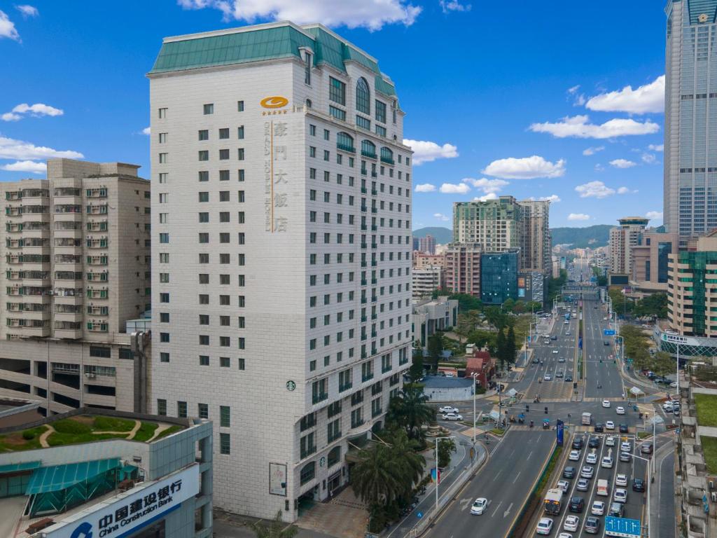 东莞景观或在酒店看到的城市景观