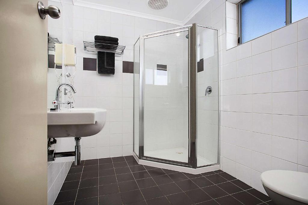 Koupelna v ubytování Comfort Inn On Raglan