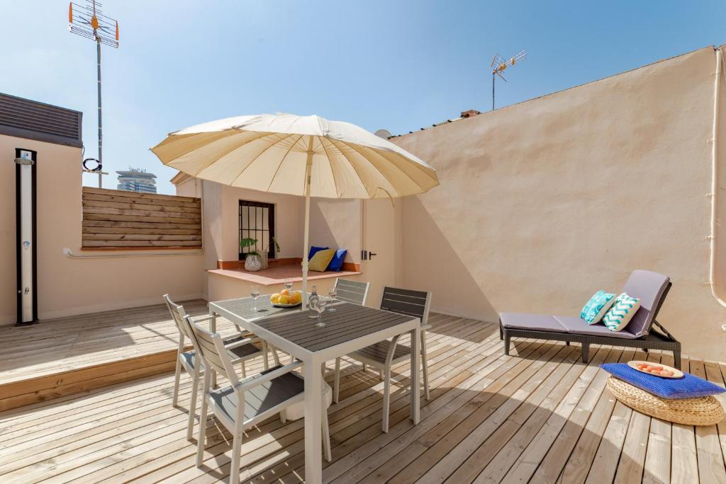 Balkón nebo terasa v ubytování Sant Pau Ramblas Apartments Serennia