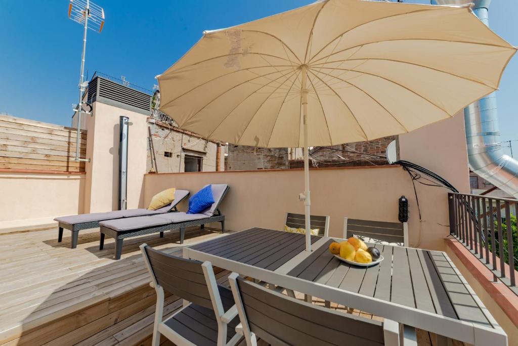 Balkón nebo terasa v ubytování Sant Pau Ramblas Apartments Serennia
