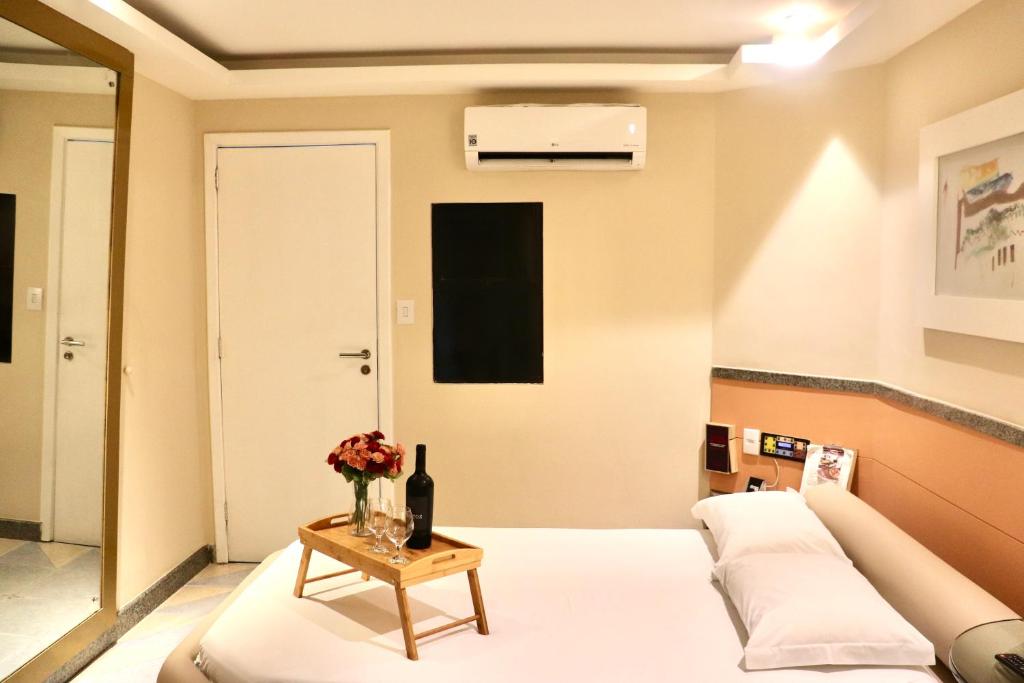 Postel nebo postele na pokoji v ubytování Motel Scala