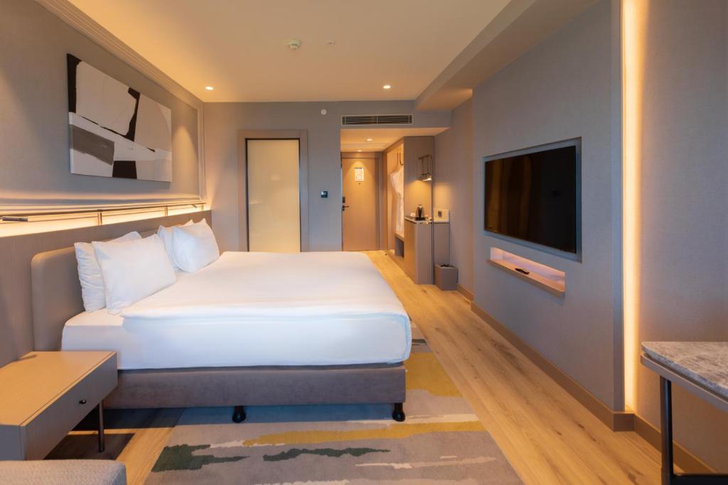 TV a/nebo společenská místnost v ubytování Kolin Hotel Spa & Convention Center