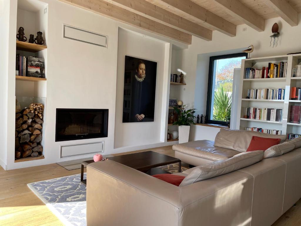 Posezení v ubytování Chambres d'Hôtes B&B Roz Rozenn