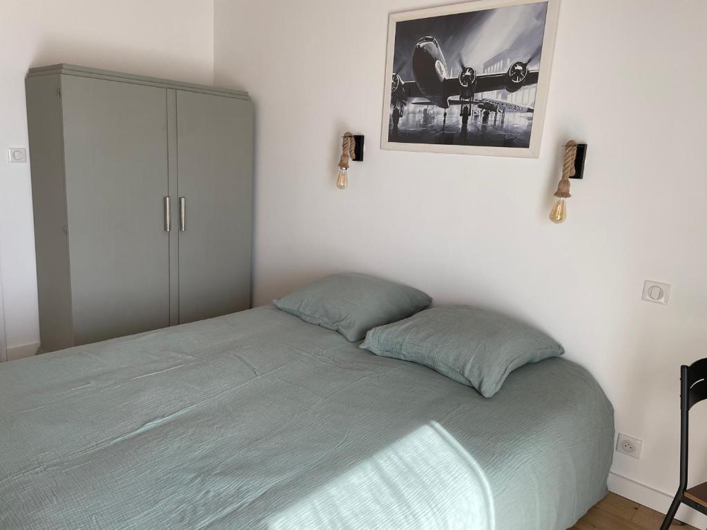 Postel nebo postele na pokoji v ubytování Chambres d'Hôtes B&B Roz Rozenn