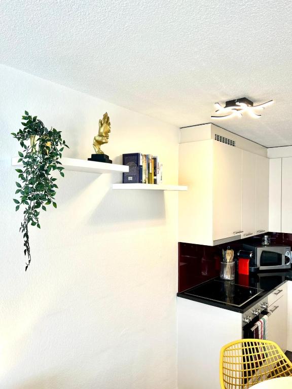 Kuchyň nebo kuchyňský kout v ubytování Little Penthouse ****