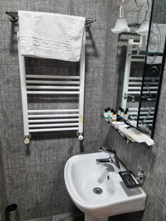 Koupelna v ubytování MAHALI HOTEL