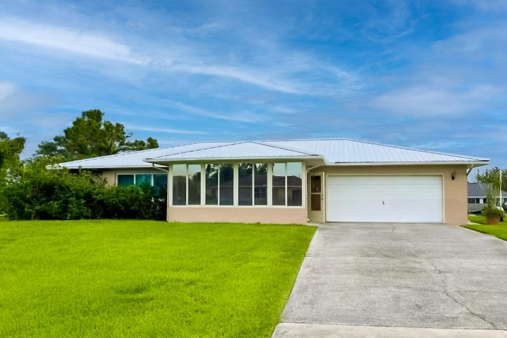 Bygningen som feriehuset ligger i