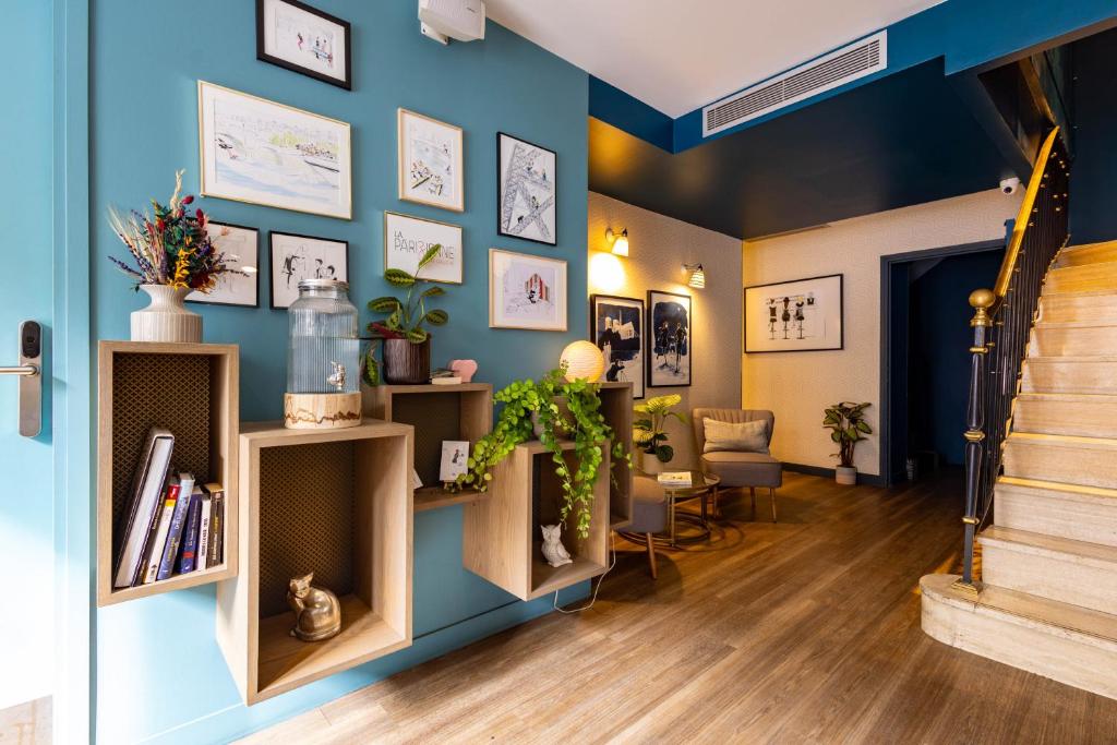 Hôtel La Parizienne - Proche Montparnasse - Resim 5