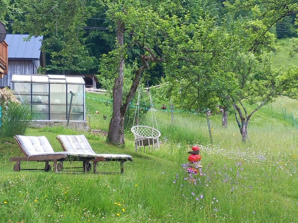 Zahrada ubytování S'Rastl direkt mit Bergpanorama