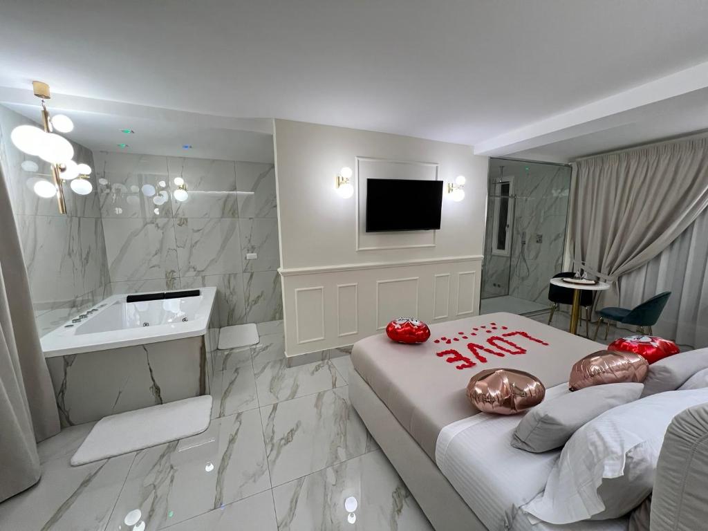 Koupelna v ubytování Anama B&B