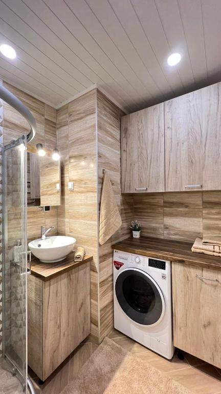 Koupelna v ubytování Top Location Apartment