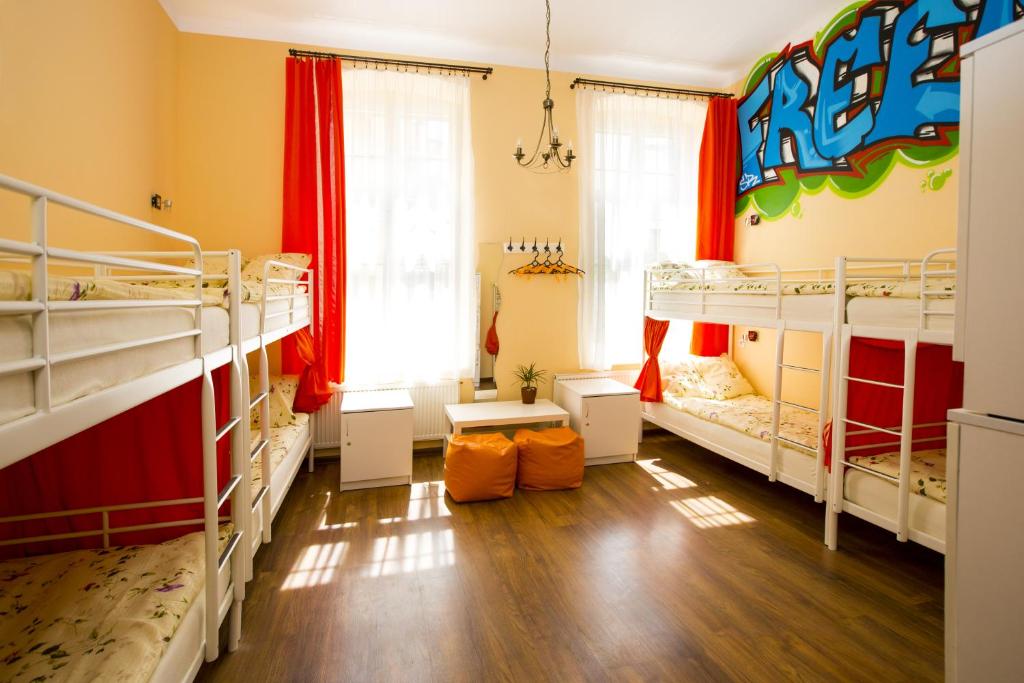 Posteľ alebo postele v izbe v ubytovaní Hostel Freedom