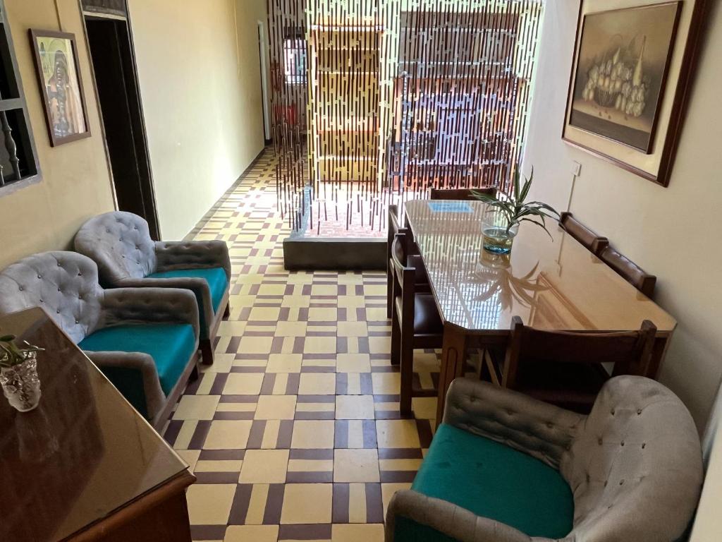 Posezení v ubytování Casa Grande Hostal
