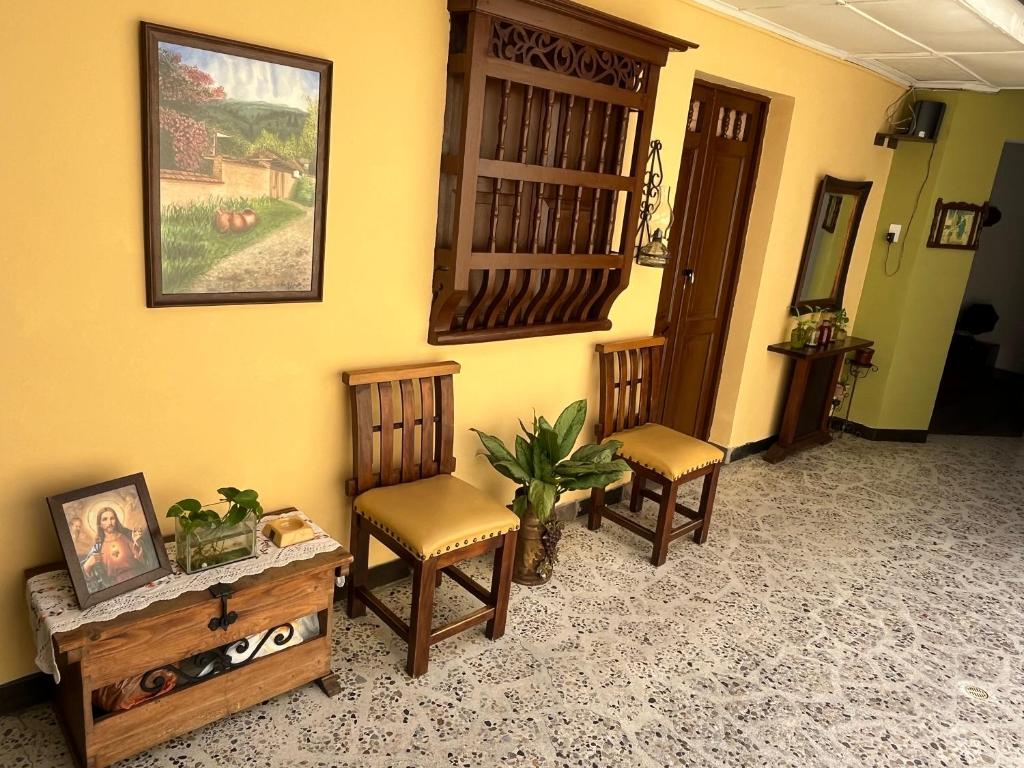 Posezení v ubytování Casa Grande Hostal