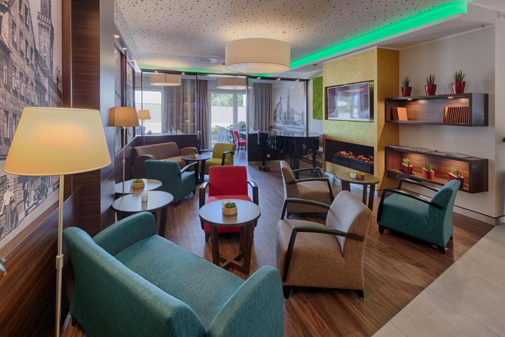 Posezení v ubytování hotel bomonti Nürnberg West