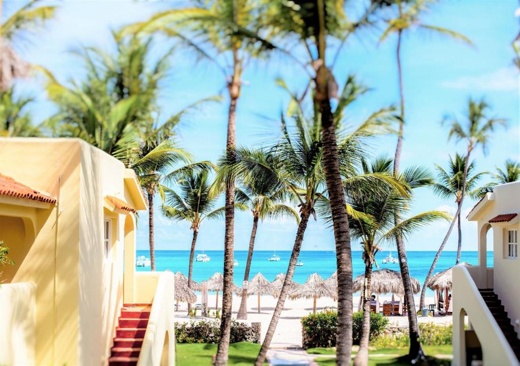 a view of the beach from the resort at Los Corales Beach Village Punta Cana - The original in Punta Cana