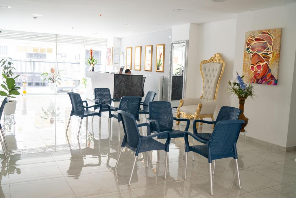 Posezení v ubytování El Oscar Hotel