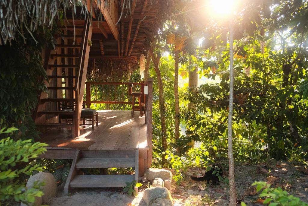 Zahrada ubytování PUQIO ECOLODGE