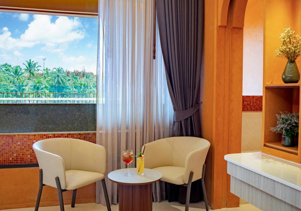 Posezení v ubytování Hotel Adam Krabi