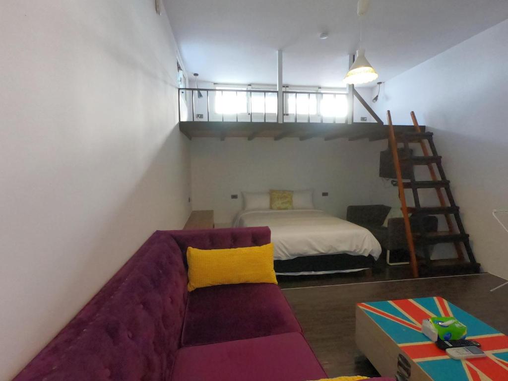 Postel nebo postele na pokoji v ubytování Nanwan Chilling Villa