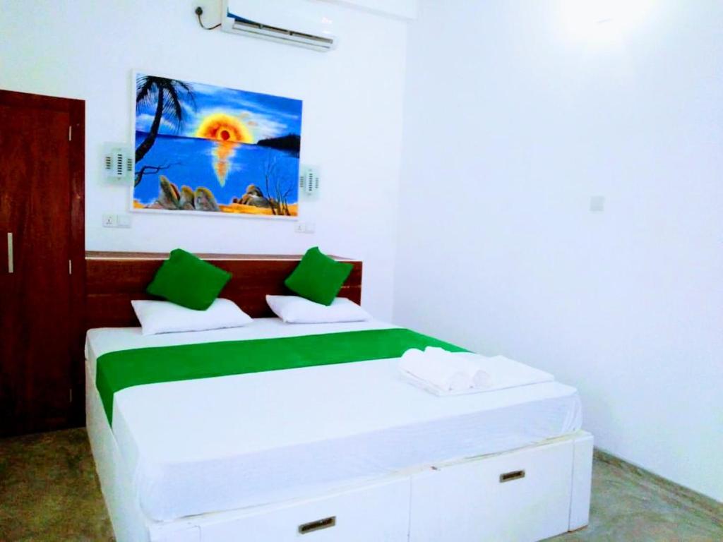 Postel nebo postele na pokoji v ubytování MN House