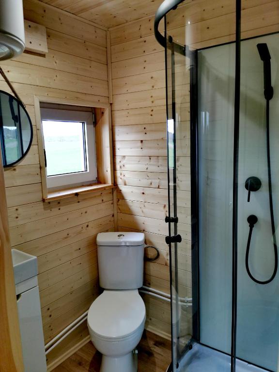 Koupelna v ubytování Kaszubskie Spa Ziółko