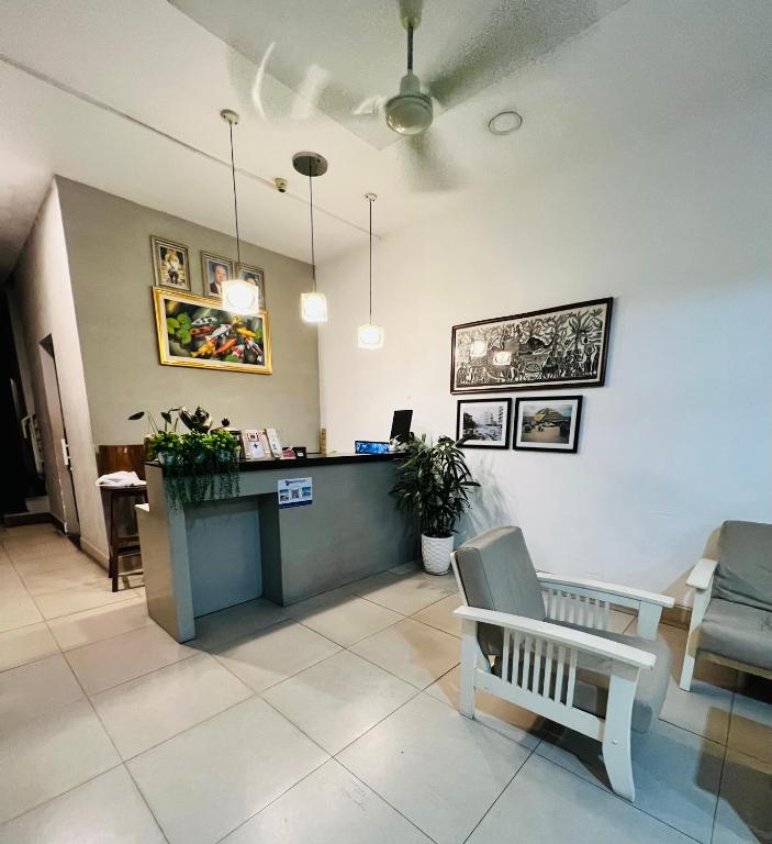 Posezení v ubytování Asiban Quay Boutique Hotel