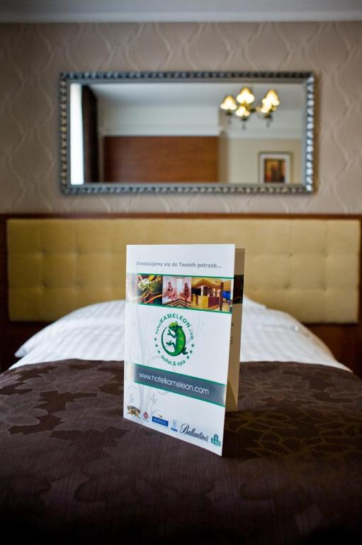 Postel nebo postele na pokoji v ubytování Hotel&Spa Kameleon