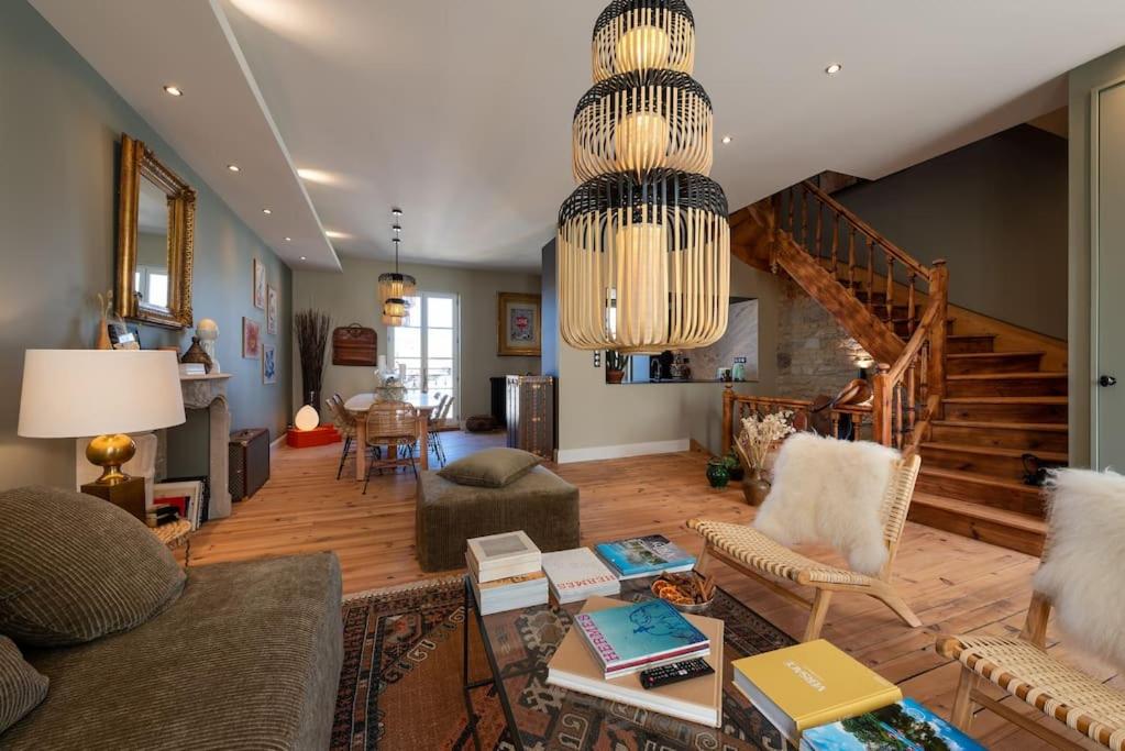 Et opholdsområde på Sublime duplex 100m2 Villa classée