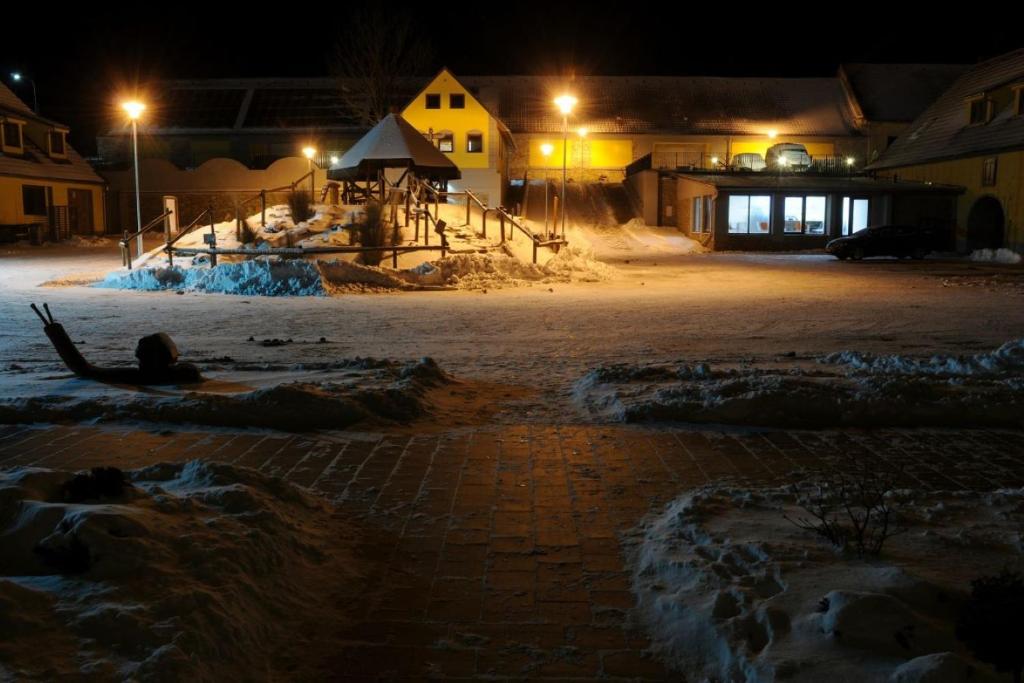 Hotel Restaurant Na Statku v zimě