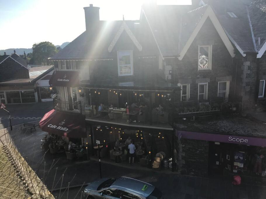 a building with a car parked in front of it at The Penthouse in Windermere in Windermere