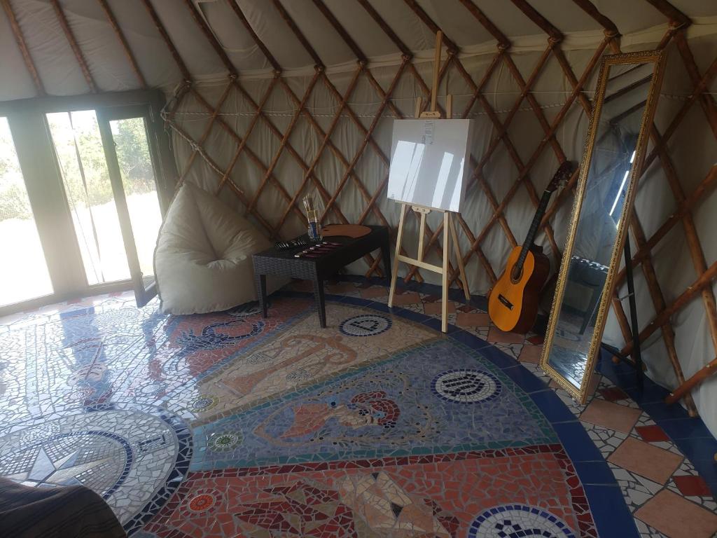 Zdjęcie z galerii obiektu Villa Elia with pool, Yurt and sea views w mieście Kos