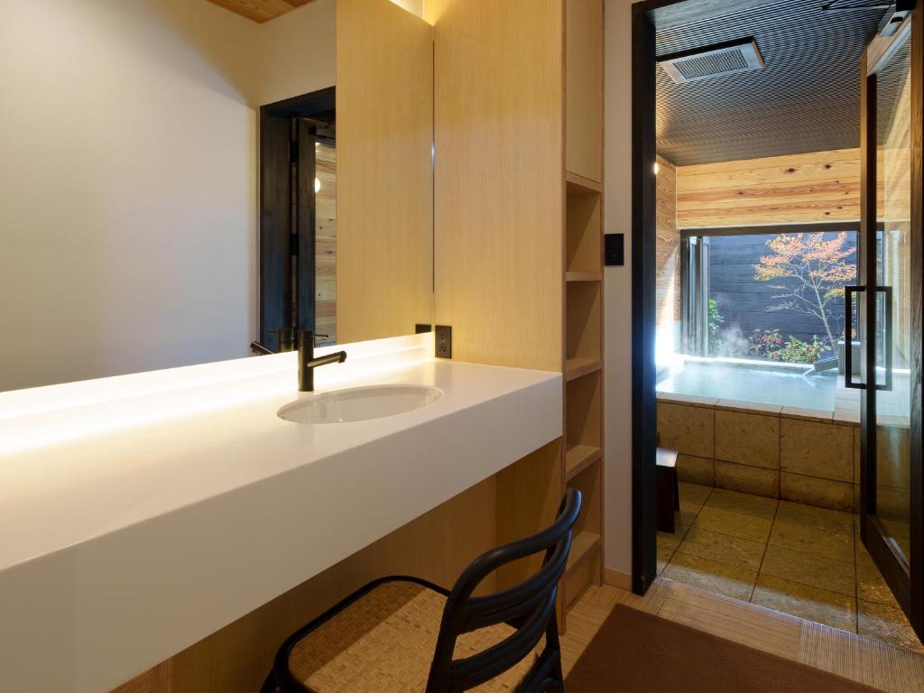 Koupelna v ubytování Unzen Miyazaki Ryokan