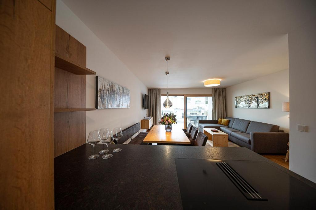 Posezení v ubytování Lakeside Luxury Apartments