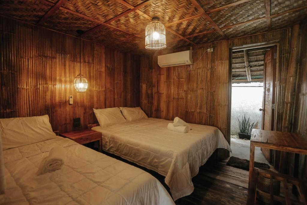 Postel nebo postele na pokoji v ubytování Marika Resort