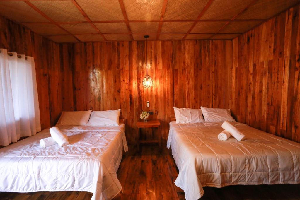Postel nebo postele na pokoji v ubytování Marika Resort