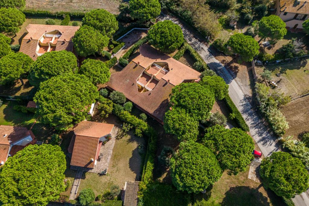 Letecký snímek ubytování Argentario Giannella Apartment