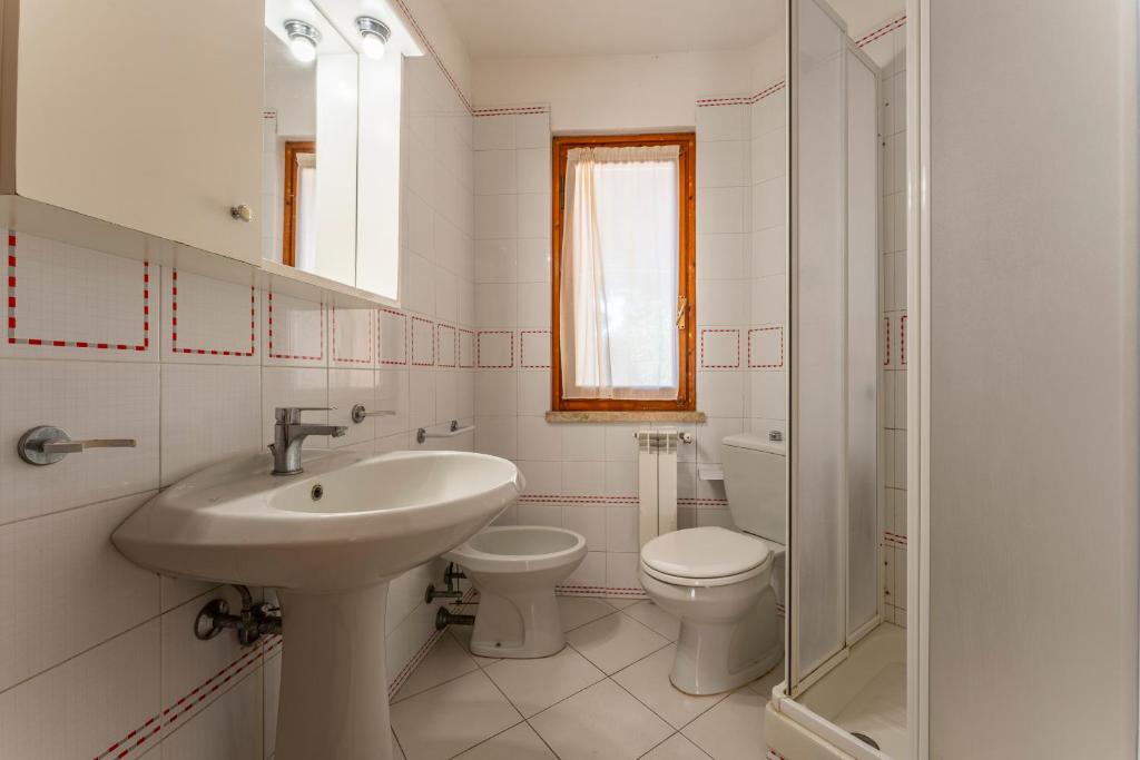 Koupelna v ubytování Argentario Giannella Apartment