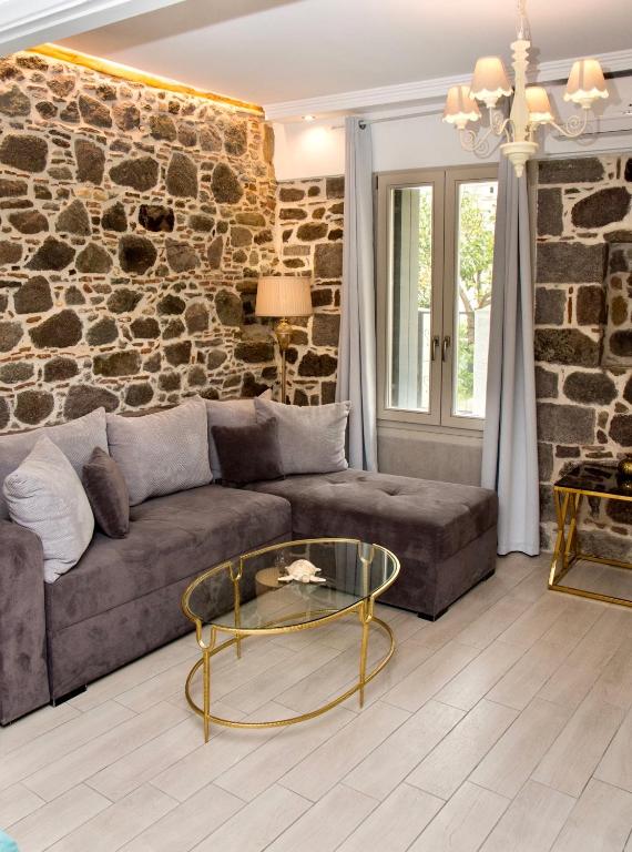 Posezení v ubytování Arxontiko Hotel