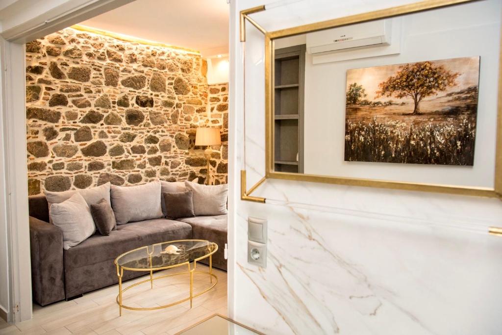 Posezení v ubytování Arxontiko Hotel