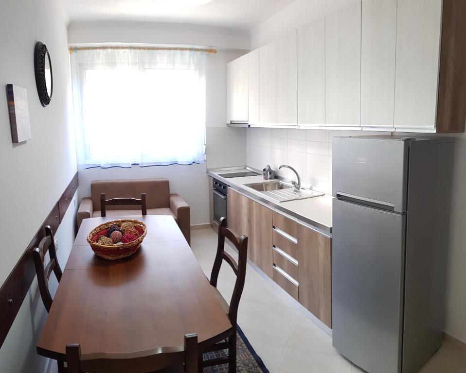 Kuchyň nebo kuchyňský kout v ubytování Villa Arberia