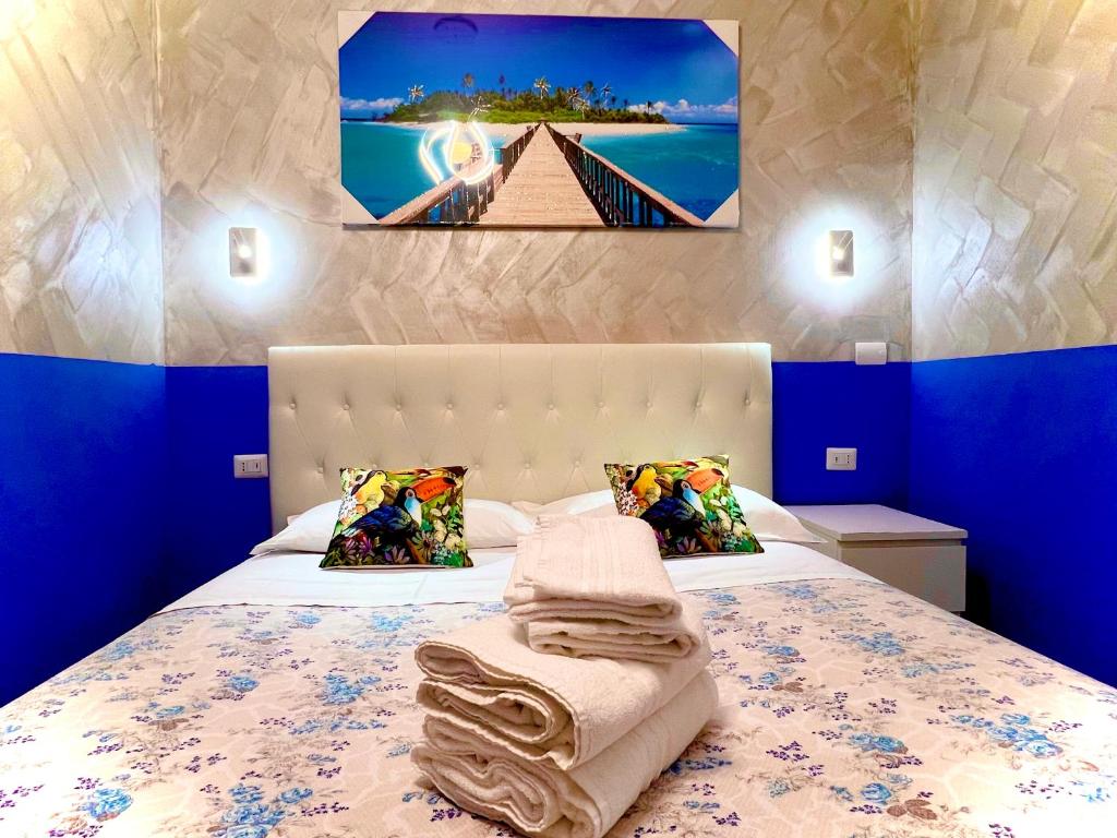 Posteľ alebo postele v izbe v ubytovaní Relaxon Guest House