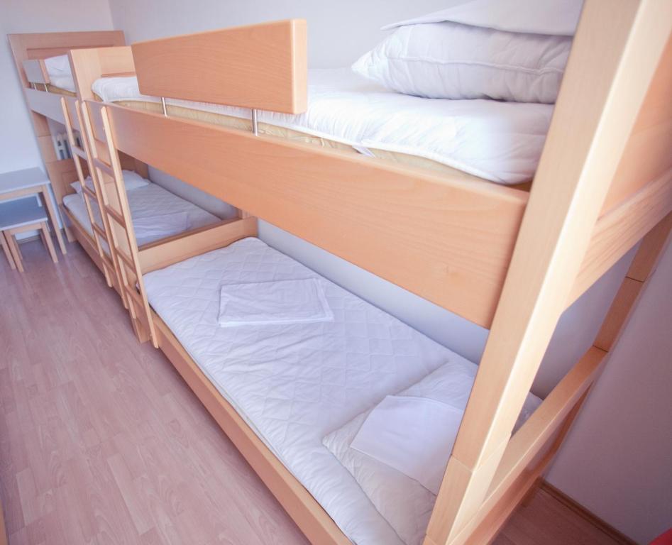 Postel nebo postele na pokoji v ubytování HI Hostel Zagreb