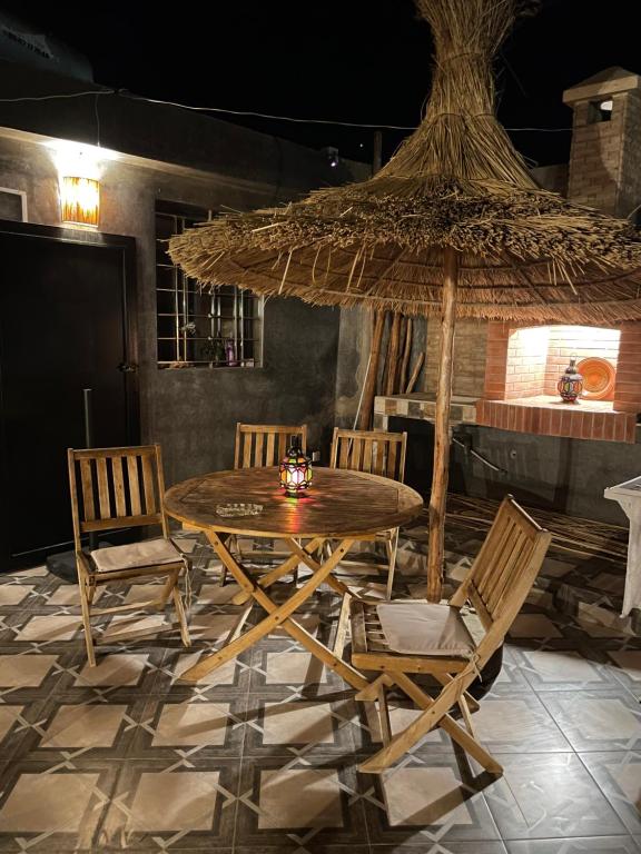 Patio nebo venkovní prostory v ubytování ASNFU AUBERGe