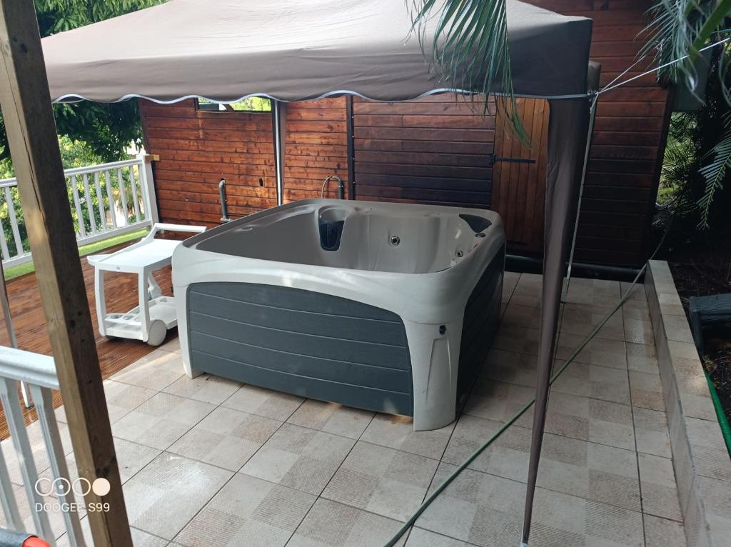 Patio nebo venkovní prostory v ubytování Mango