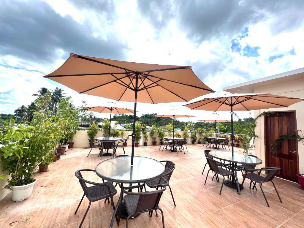 Patio nebo venkovní prostory v ubytování RICH-VANIA SUITES