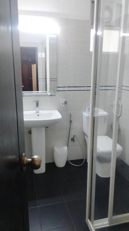 Koupelna v ubytování Nuwara eliya Luxury Apartment